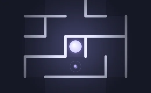 An ammo drop on the maze floor